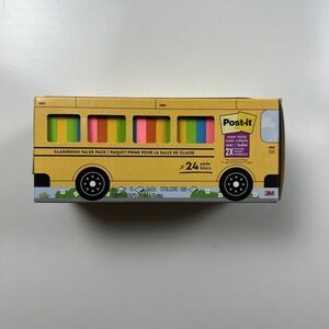 Post-it Super Sticky Notes Bus Cabinet Pack Assorted Colors 70 Sheets/Pad 24